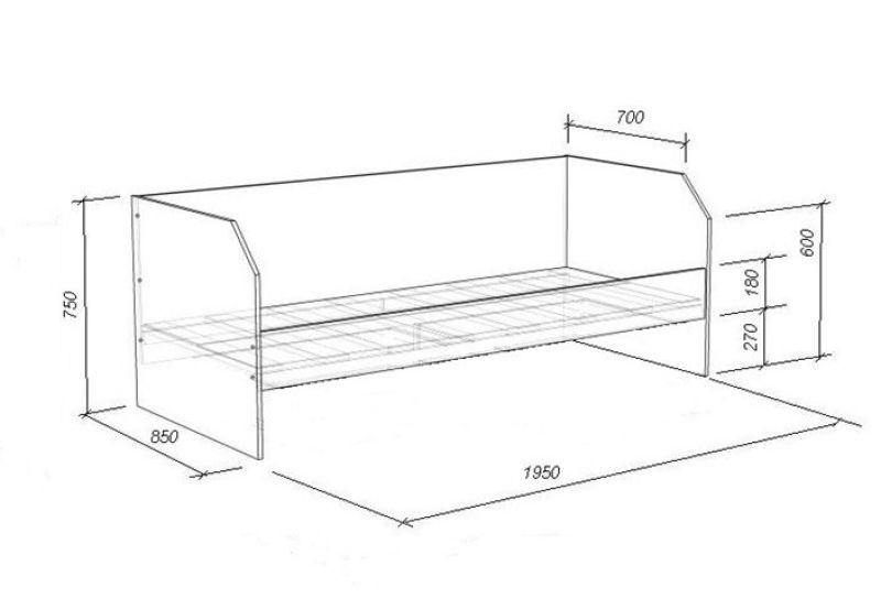 Размеры детских кроватей фото